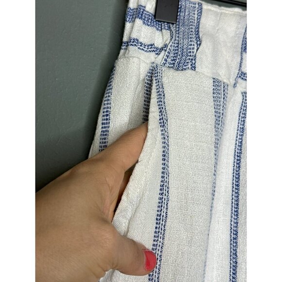 Indigo Rein Women's Small Women's Wide Leg Crop Pull-On Pants Pockets - Picture 4 of 10